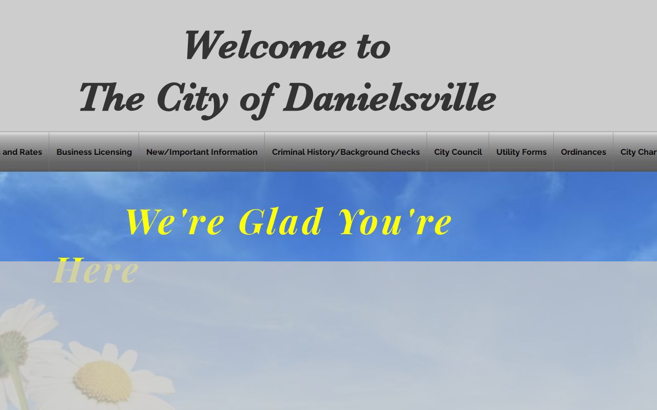 Danielsville criminal records contact at City Hall